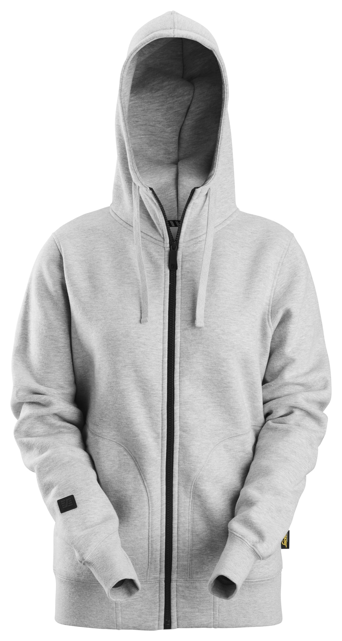 Snickers Workwear AllroundWork, Women's Full Zip Hoodie in Grey Melange
