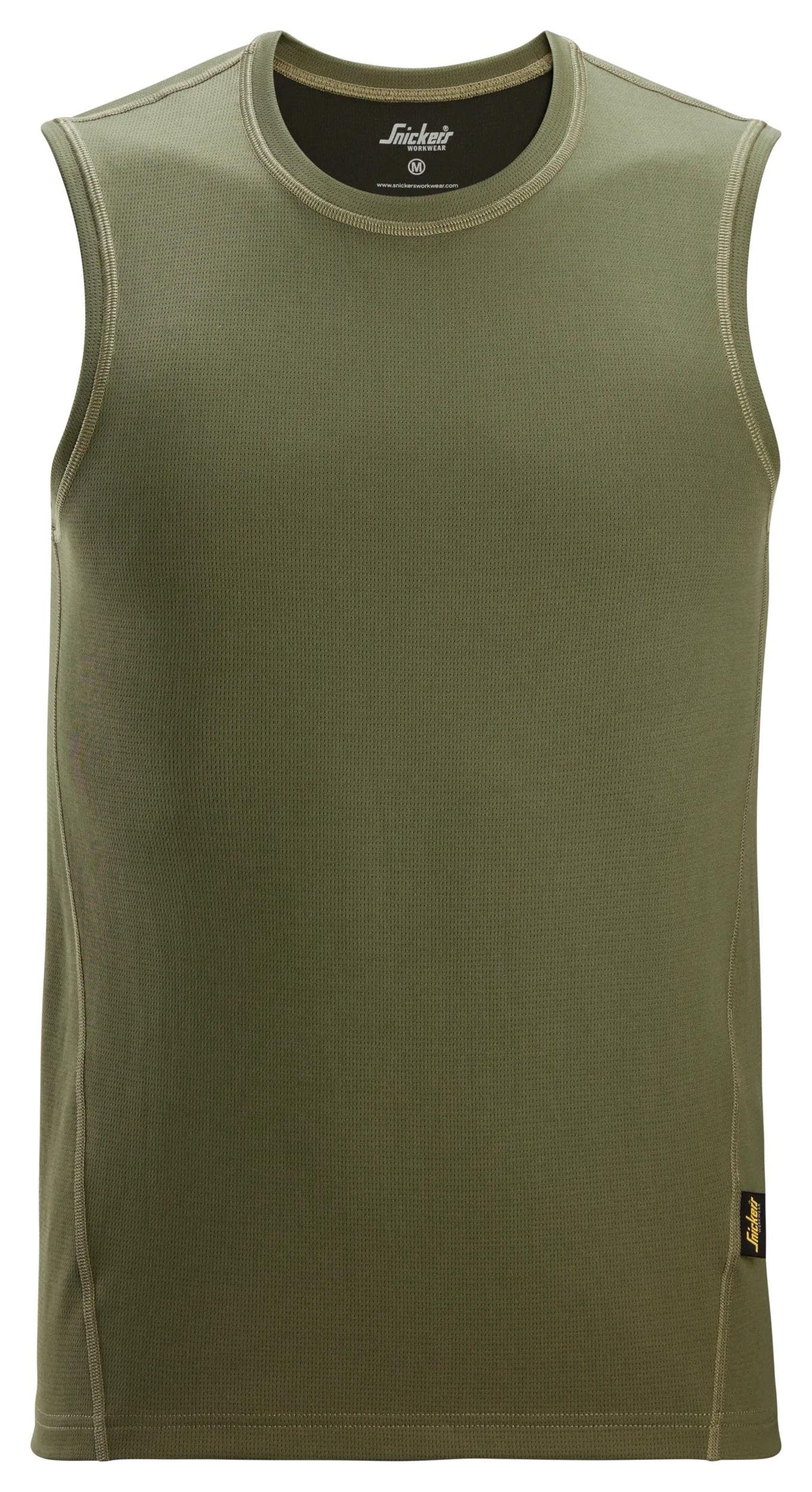 Snickers Workwear StayFresh Tank Top in Khaki Green