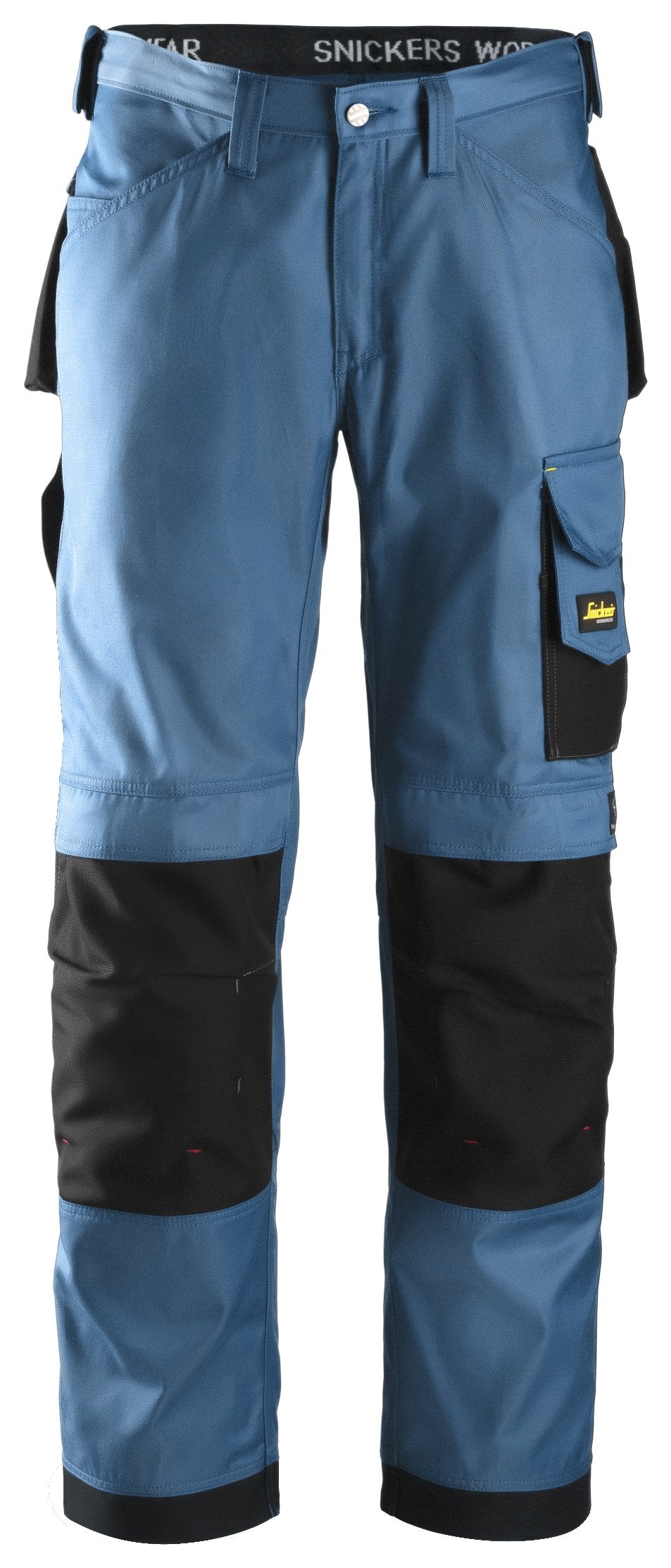 Snickers Workwear Craftsmen Trousers, DuraTwill in Ocean Blue/Black