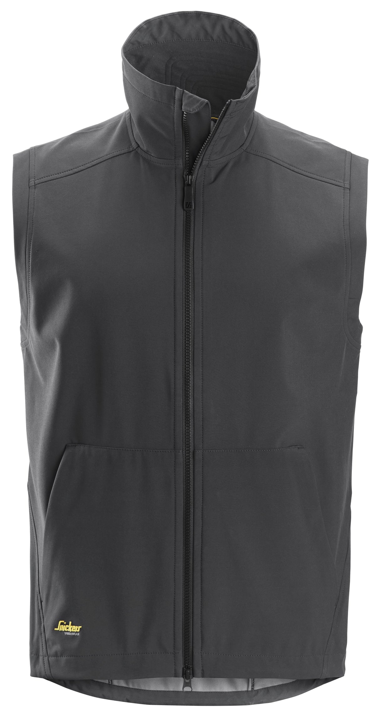 Snickers Workwear AllroundWork, Windproof Soft Shell Vest in Steel Grey