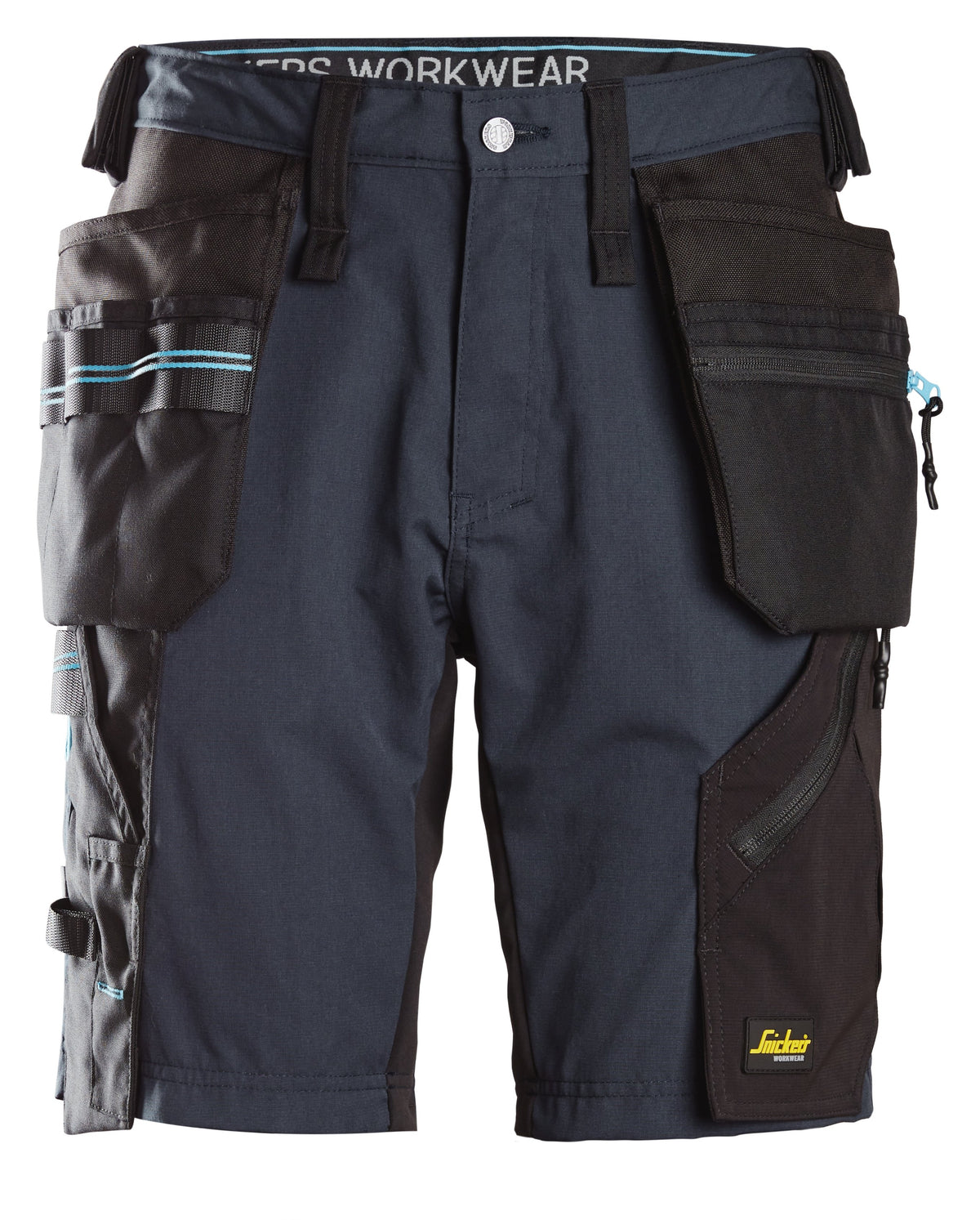 Snickers Workwear LiteWork, 37.5® Work Shorts Holster Pockets in Navy/Black
