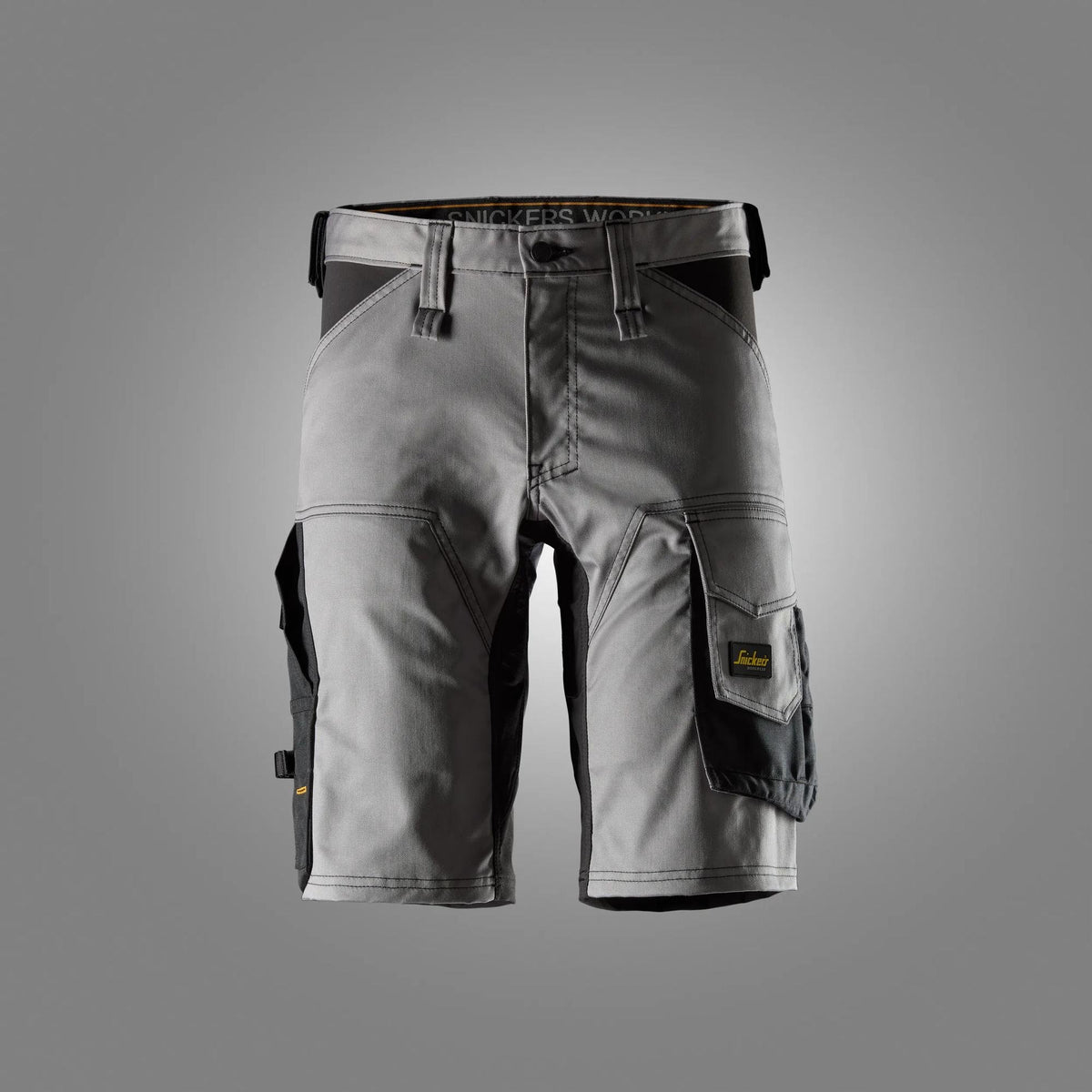 Snickers Workwear AllroundWork, Stretch Shorts in Grey/Black