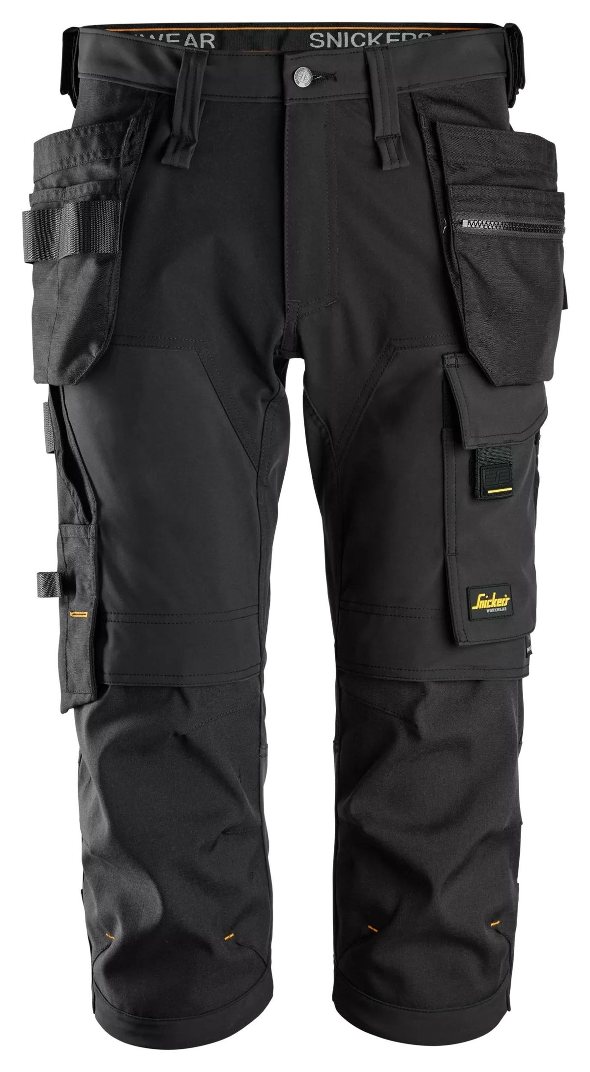 Snickers Workwear AllroundWork, 4-way Stretch Pirates Holster Pockets in Black/Black