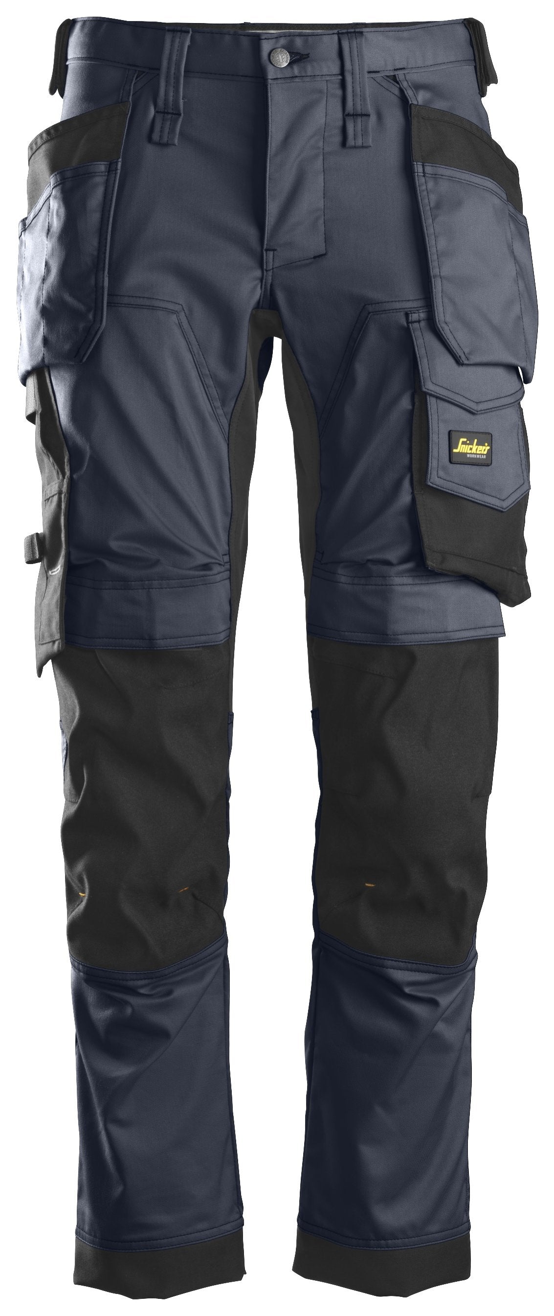 Snickers Workwear AllroundWork, Stretch Trousers Holster Pockets in Navy/Black