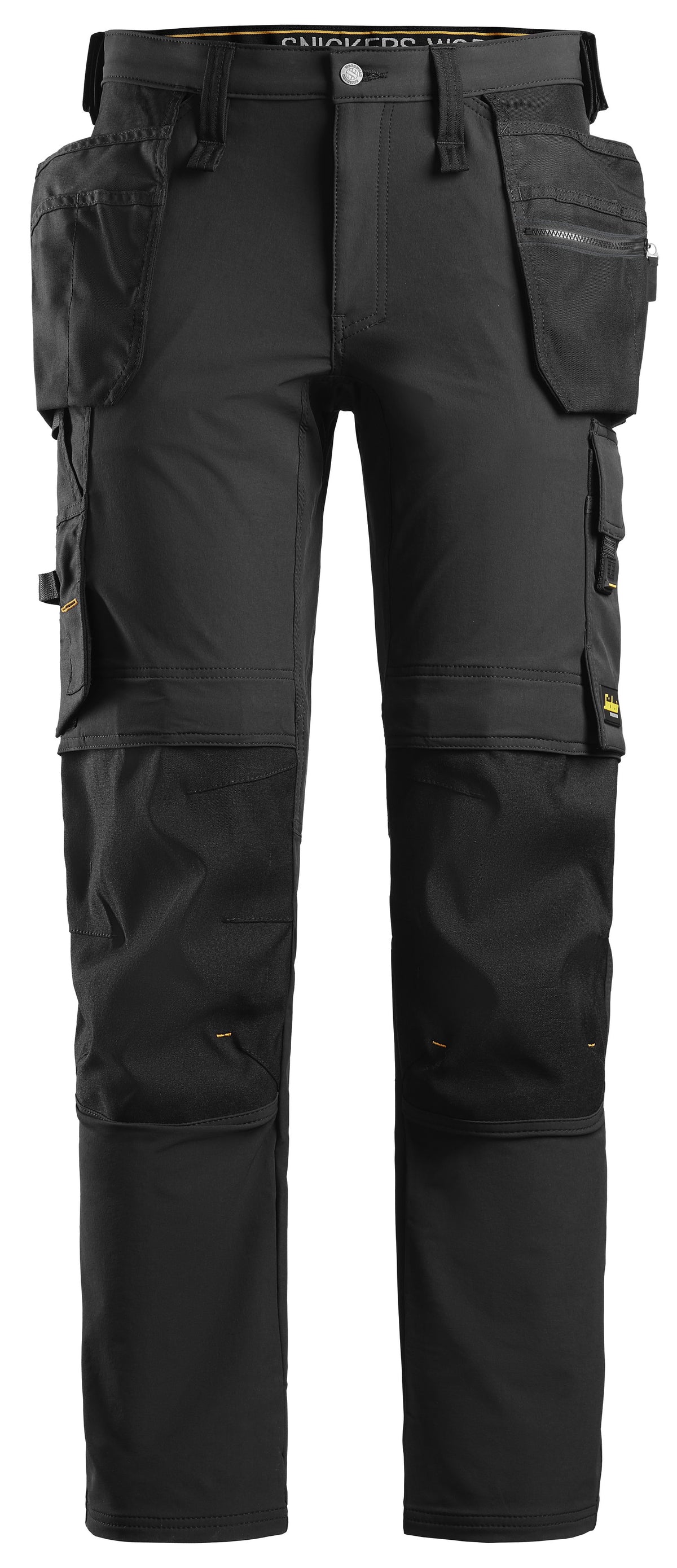 Snickers Workwear AllroundWork, Full Stretch Trouser Holster Pockets in Black/Black