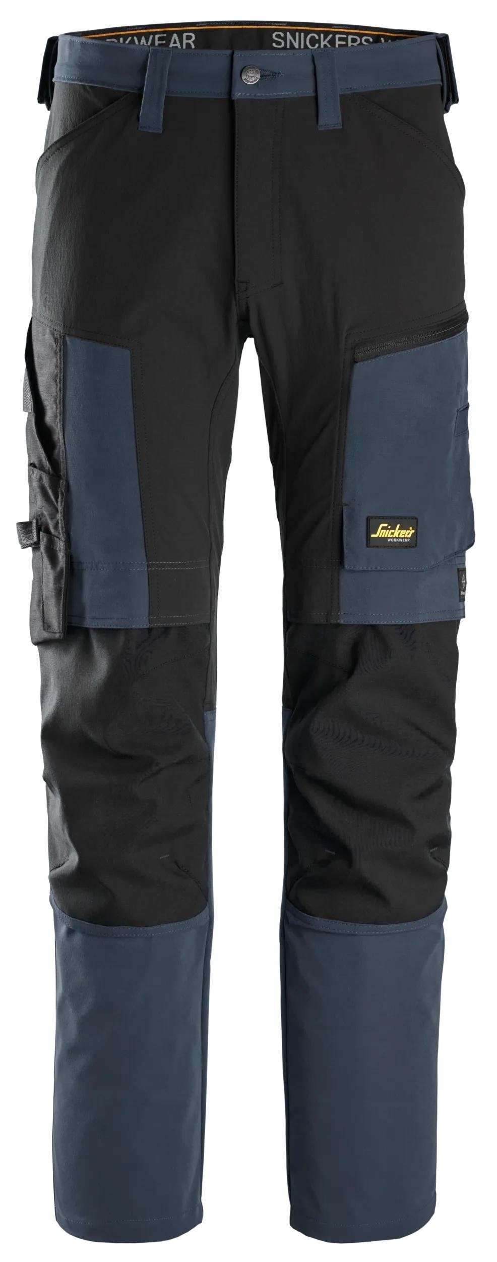 Snickers Workwear AllroundWork, Stretch Trousers in Navy/Black