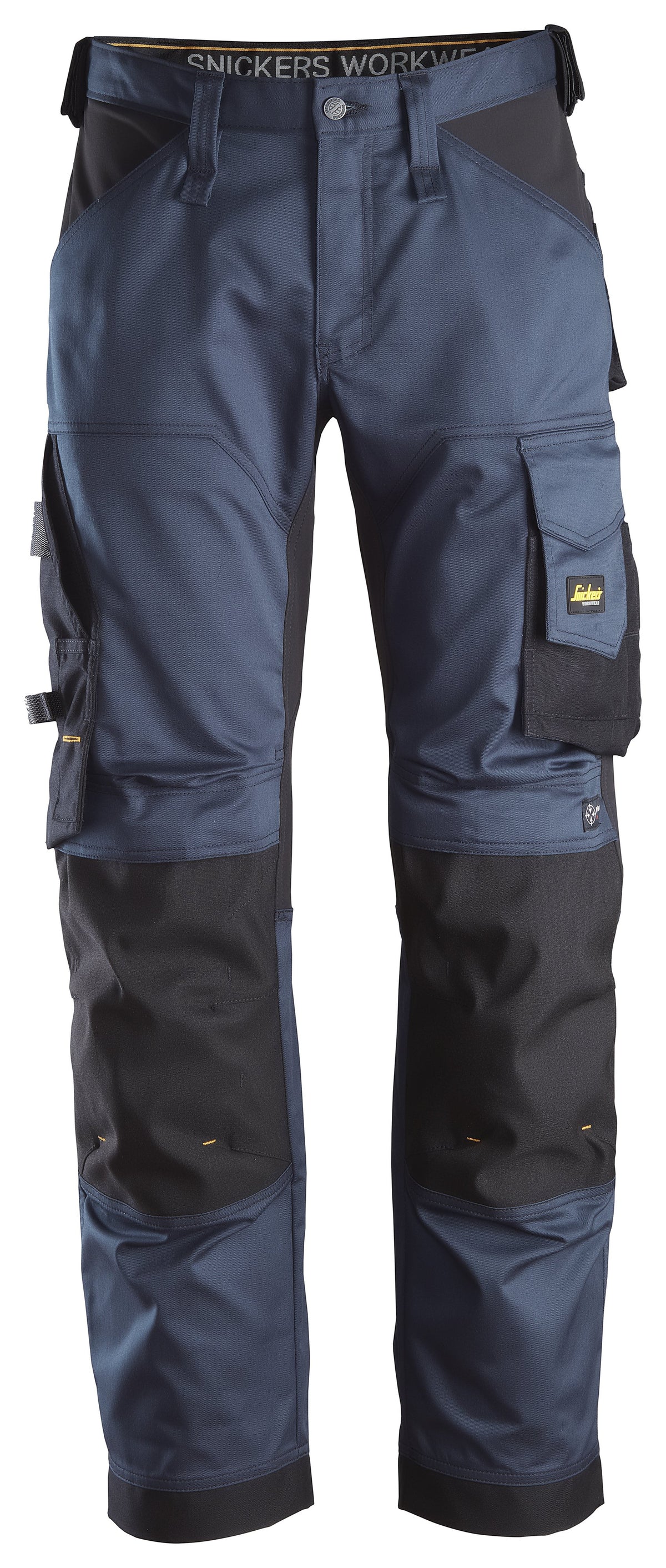 Snickers Workwear AllroundWork, Stretch Loose Fit Work Trousers in Navy/Black