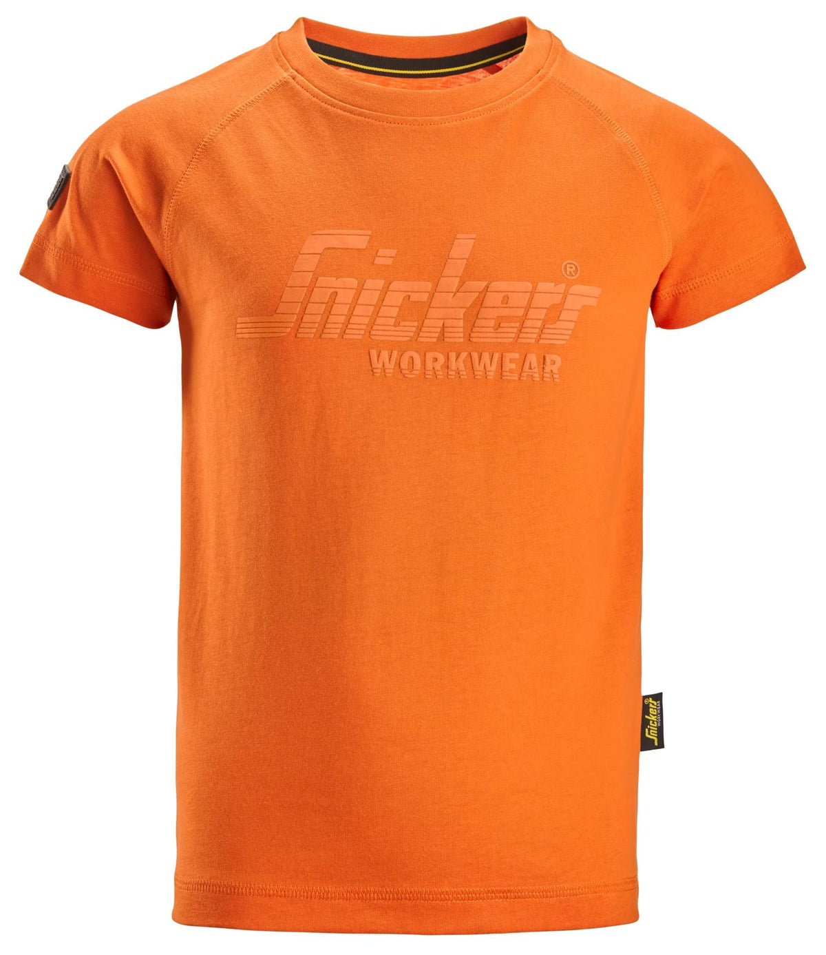Snickers Workwear Junior Logo T-shirt in Warm Orange