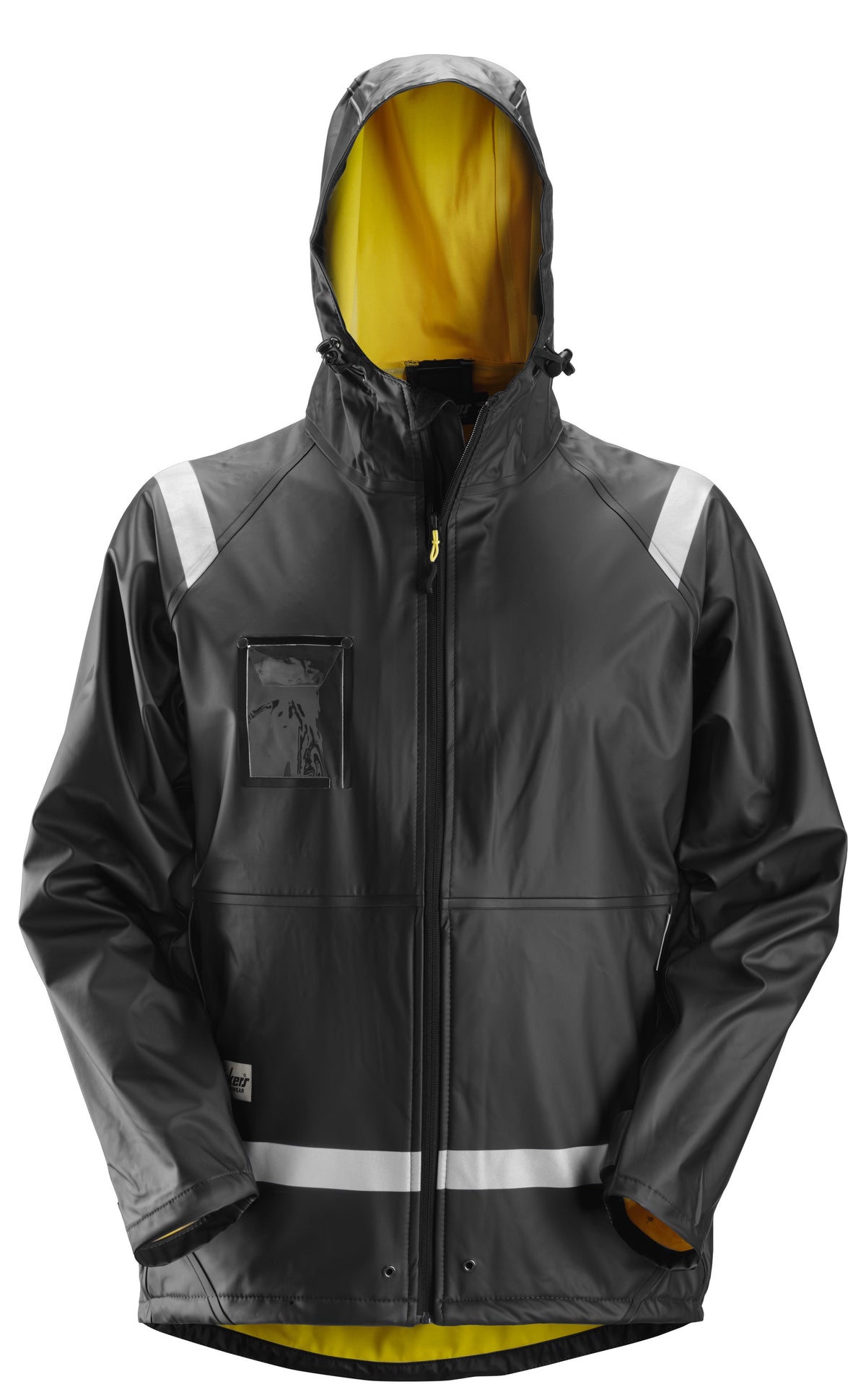 Snickers Workwear Rain Jacket, PU in Black