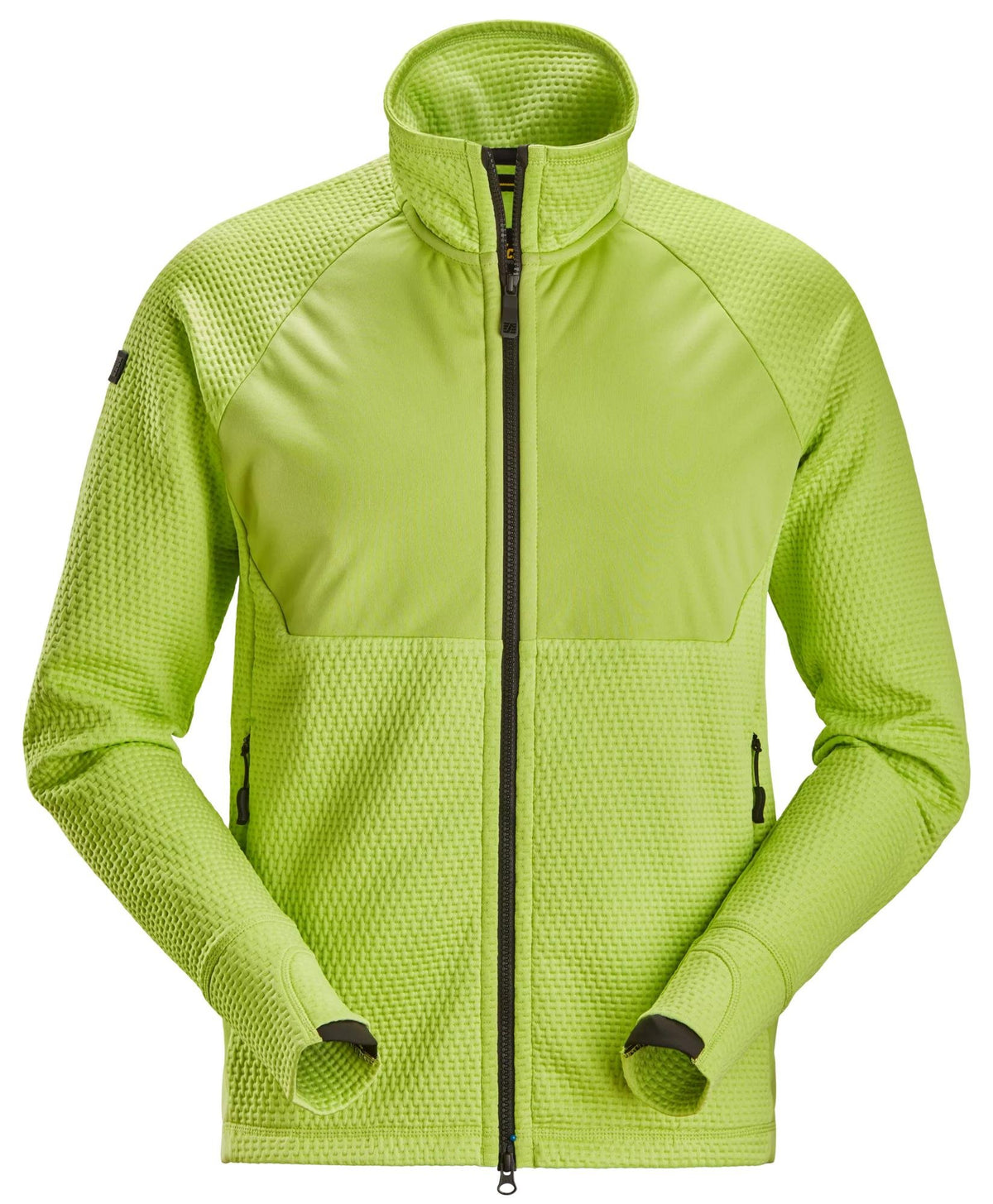 Snickers Workwear FlexiWork, Midlayer Jacket in Lime/Lime