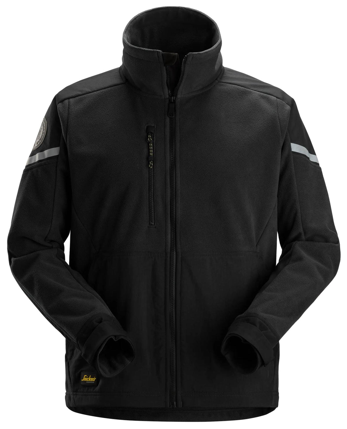 Snickers Workwear Windblocker Fleece Jacket in Black/Black