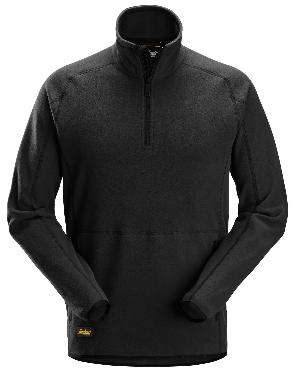Snickers Workwear Polartec® Shed Less Half Zip Fleece Jacket in Black