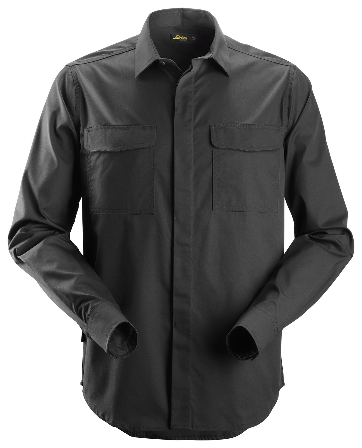 Snickers Workwear Service Long Sleeve Shirt in Black
