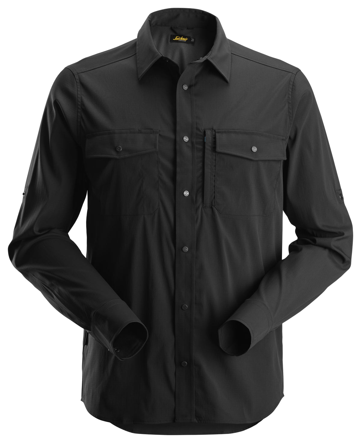 Snickers Workwear LiteWork, Wicking Long Sleeve Shirt in Black