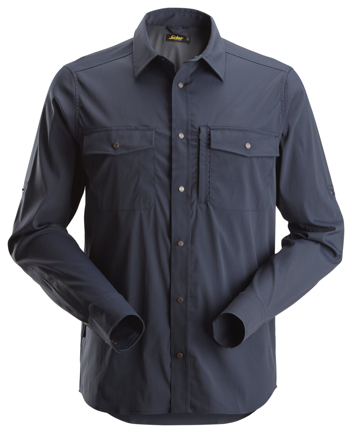 Snickers Workwear LiteWork, Wicking Long Sleeve Shirt in Navy