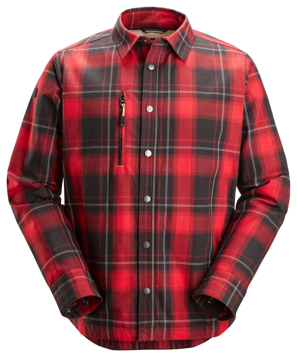 Snickers Workwear AllroundWork, Insulated Shirt in Chili Red/Black