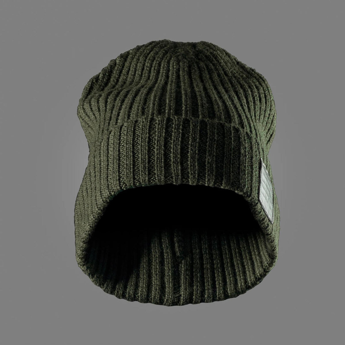 Snickers Workwear Wool Fisherman Beanie in Khaki Green