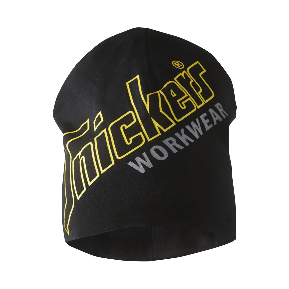 Snickers Workwear AllroundWork, Printed Cotton Beanie in Black