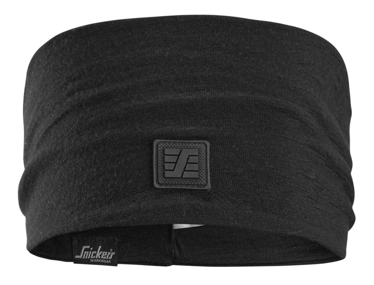 Snickers Workwear Merino Wool Headband in Black