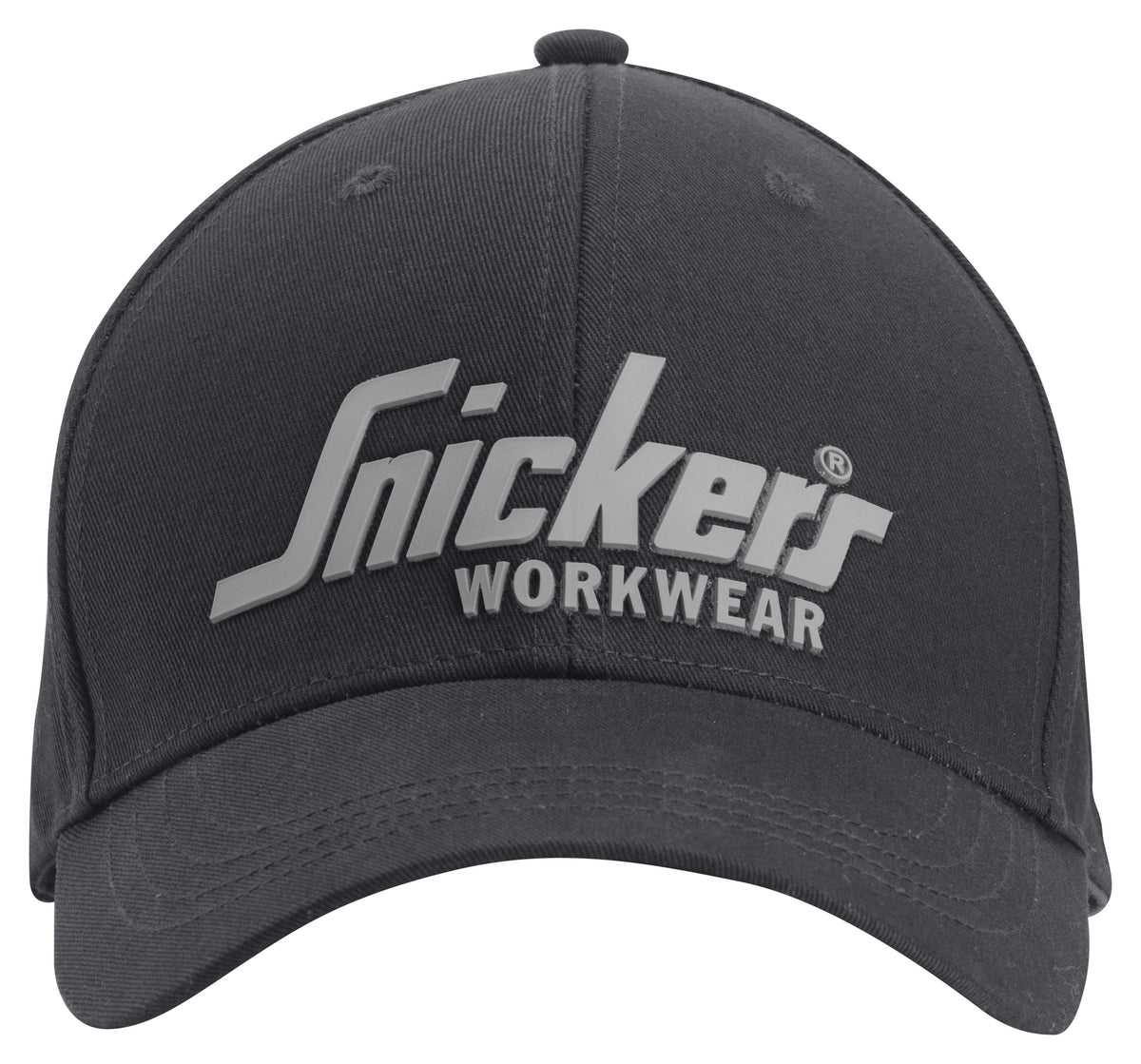 Snickers Workwear Logo Cap in Black/Black