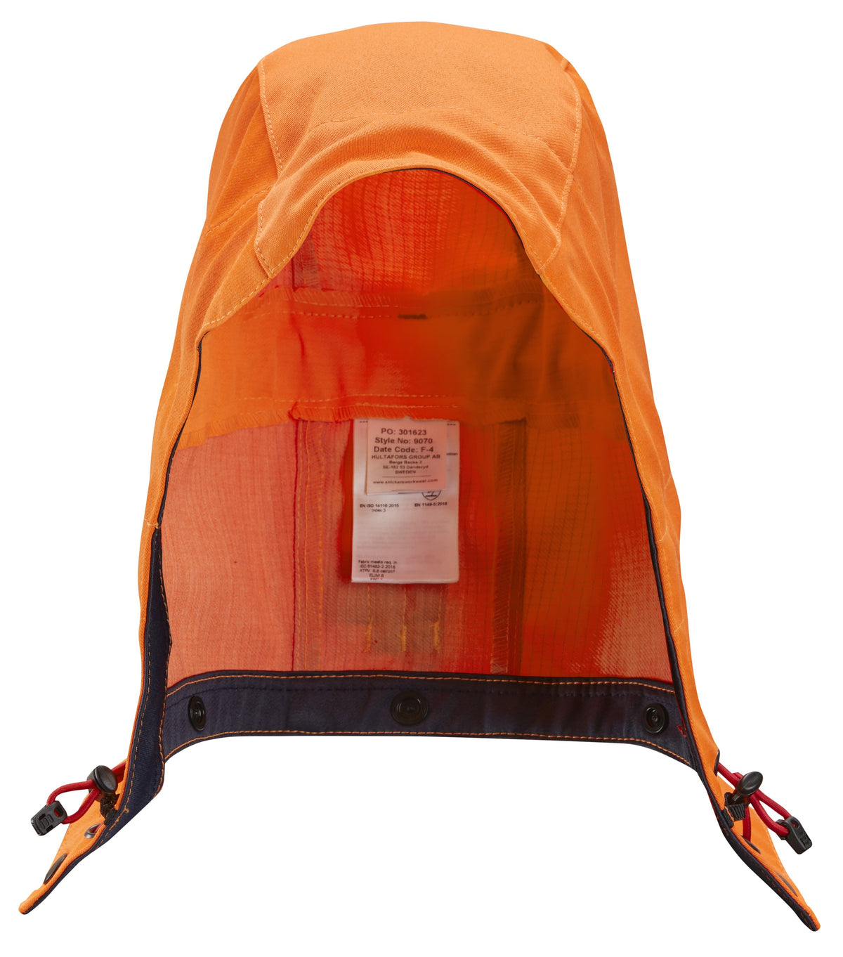 Snickers Workwear ProtecWork, Hood, High-Vis in Hi-Vis Orange