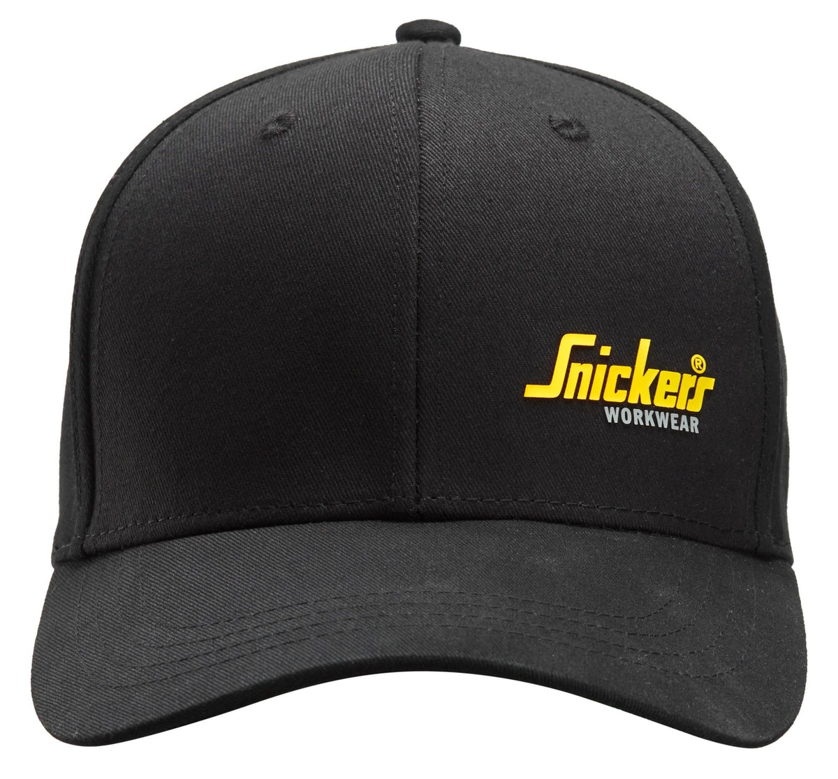 Snickers Workwear Small Logo Cap in Black/Black