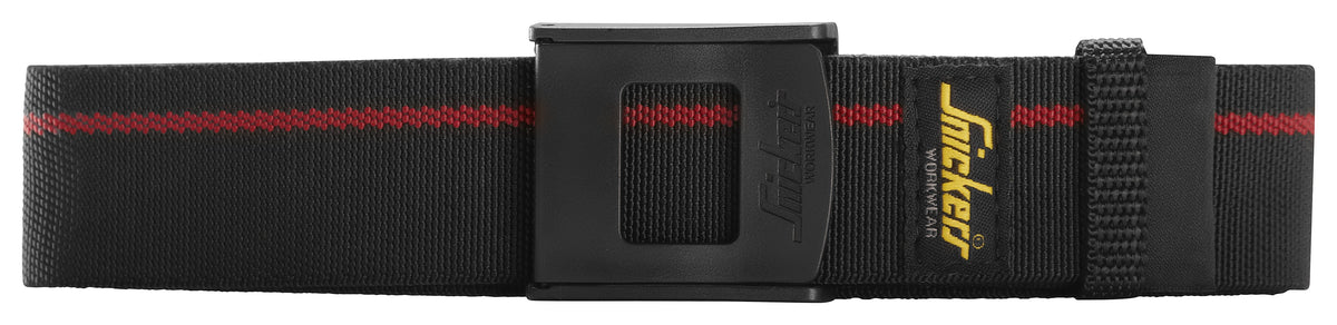 Snickers Workwear ProtecWork, Flame-Retardant Belt in Black/Chili Red