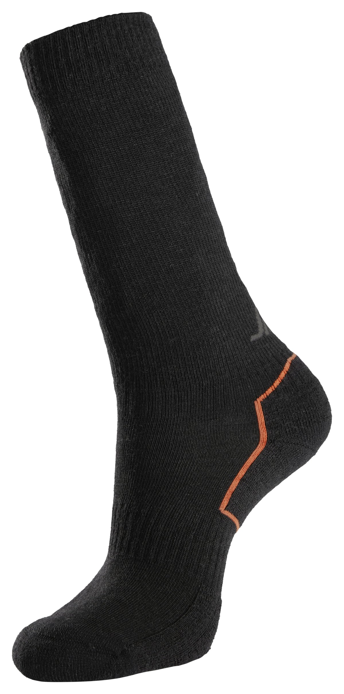 Snickers Workwear Wool Terry Socks, 2-Pack in Black