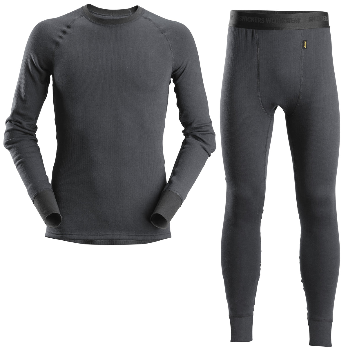 Snickers Workwear AllroundWork, Shirt & Long Johns Set in Steel Grey