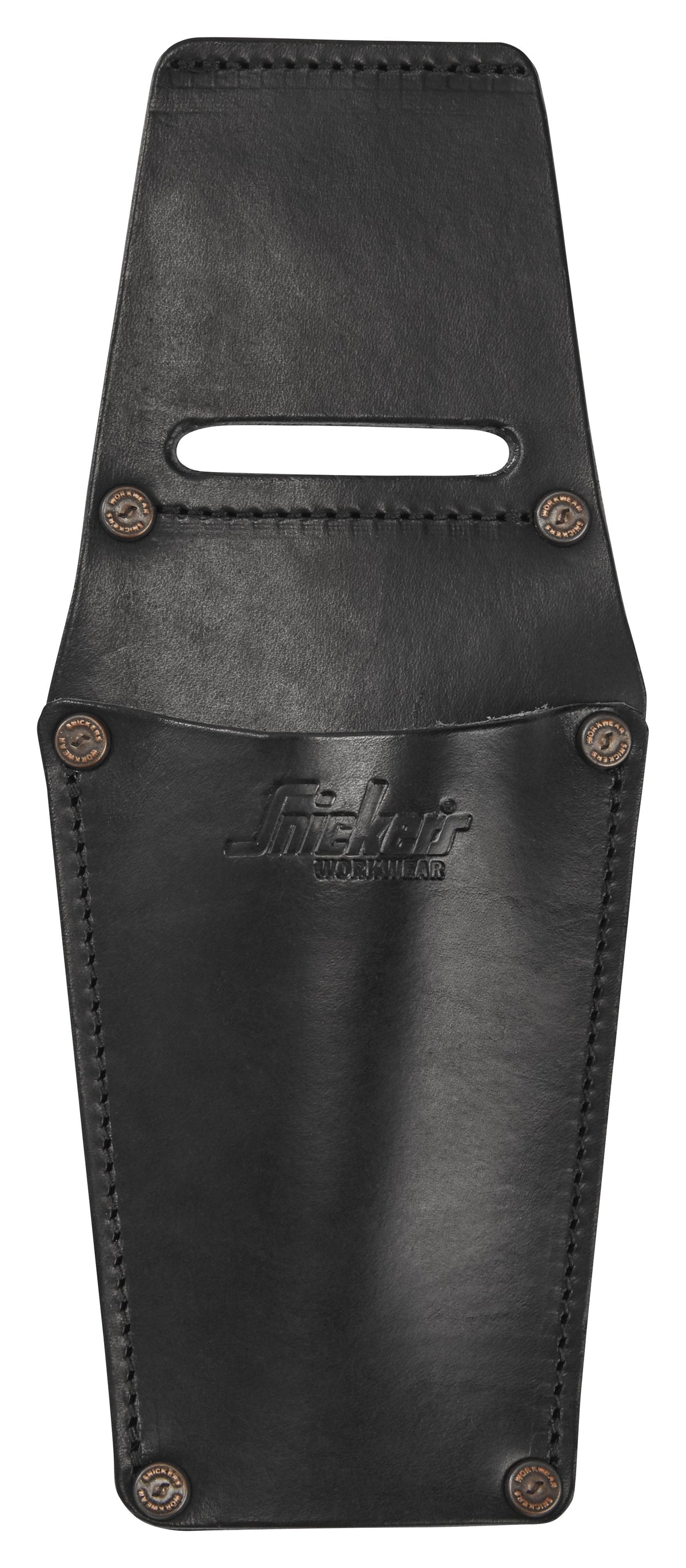 Snickers Workwear Leather Long Tool Pouch in Black