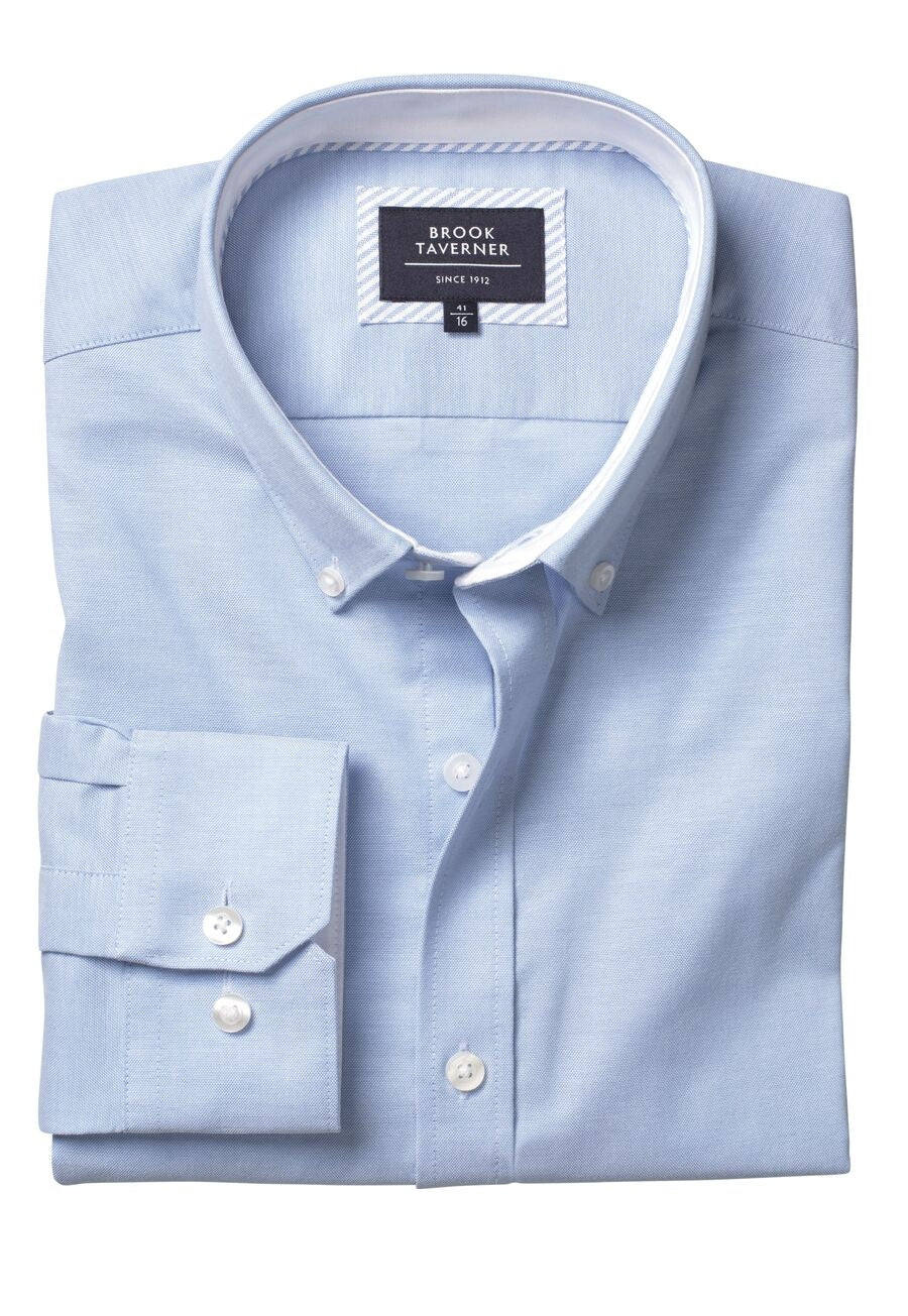 Brook Taverner Stewart Shirt in Sky Blue, main product image