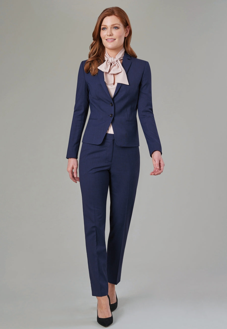 Brook Taverner Torino Trouser in Navy, image 9