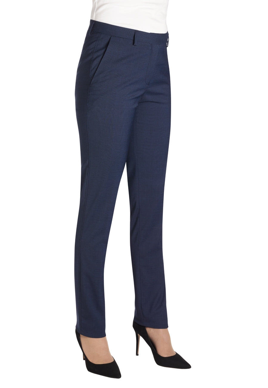 Brook Taverner Torino Trouser in Navy, image 8