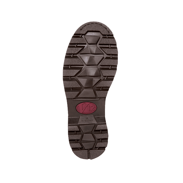 V12 Boulder V1236 S3 HRO safety boot in Mahogany – sole
