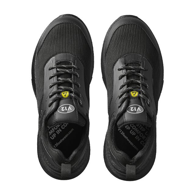 V12 Comet V2550 SR HRO FO safety boot in Black – front-2