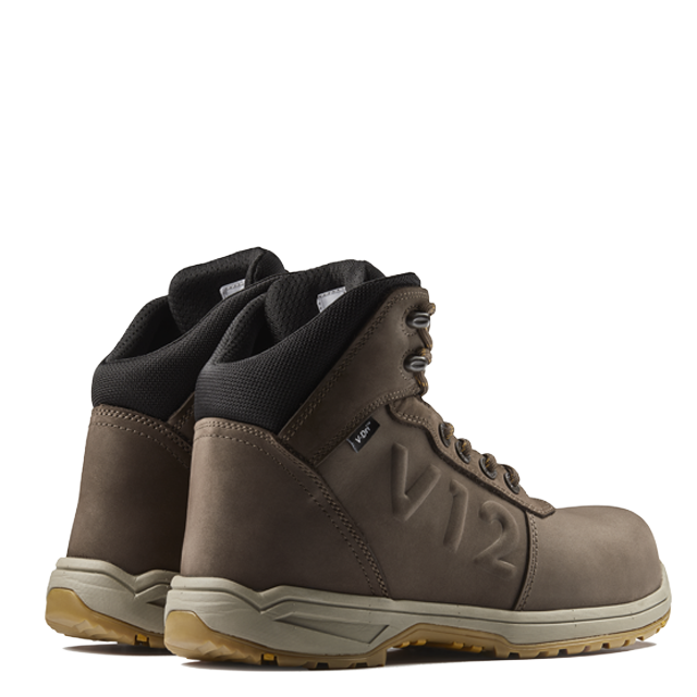 V12 Lynx IGS V2135 SR HRO FO safety boot in Brown – front-4