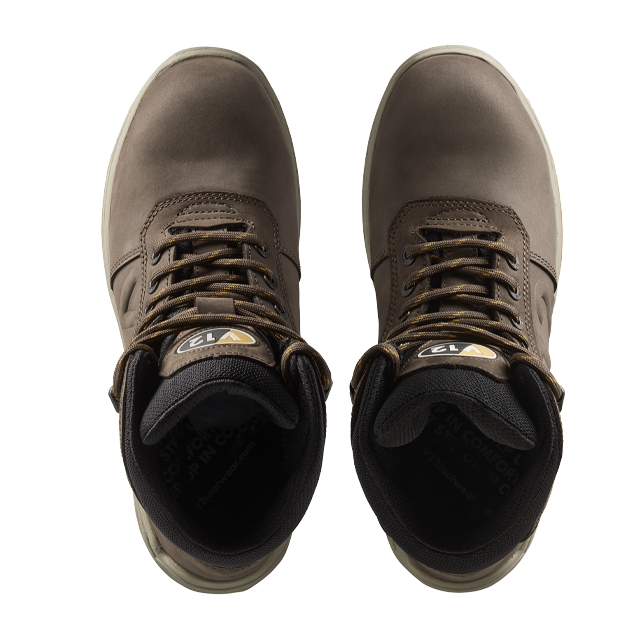 V12 Lynx IGS V2135 SR HRO FO safety boot in Brown – front