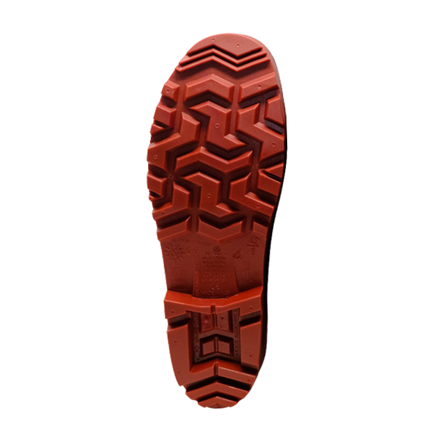 V12 Titan X Black S5 Wellington VW256.02 S5 SR FO safety boot in Black/Red – sole