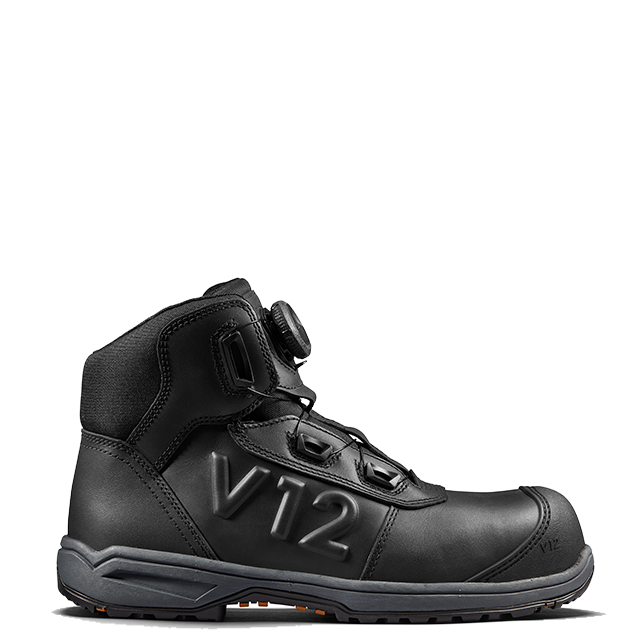 V12 Valiant IGS V2520 SR HRO FO safety boot in Black – side