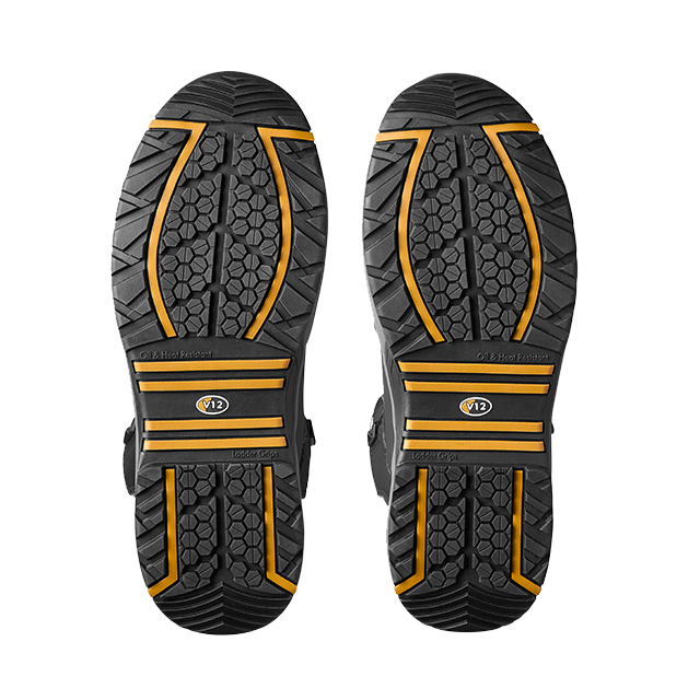 V12 Valiant IGS V2525 SR HRO FO safety boot in Black – sole