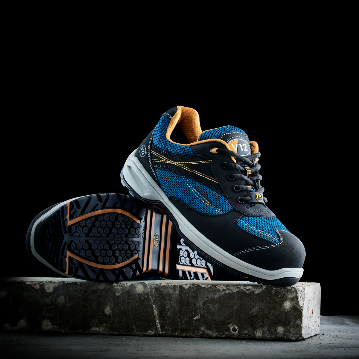 V12 Velocity IGS V1950 S1P SRC HRO safety boot in Cobalt – 2