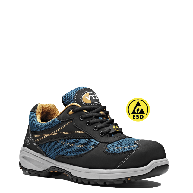 V12 Velocity IGS V1950 S1P SRC HRO safety boot in Cobalt – angle