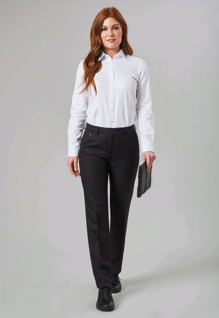 Brook Taverner Venus Trouser in Black, image 3